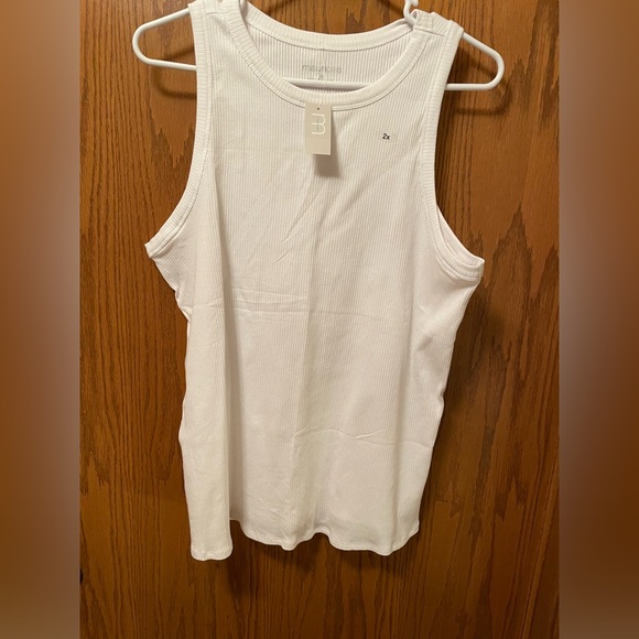 Maurice’s 2X ribbed white tank top. NWT - Picture 3 of 3